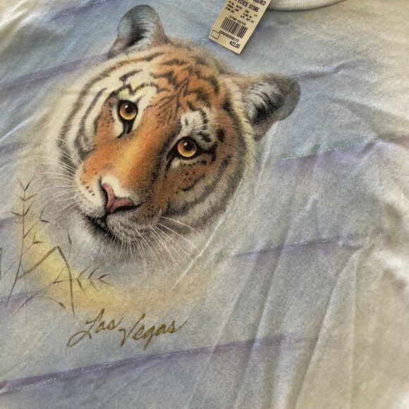 NWT Vintage Nature Tiger Las Vegas T Shirt Size XL 50/50 Heavyweight Jerzees USA - Picture 12 of 12